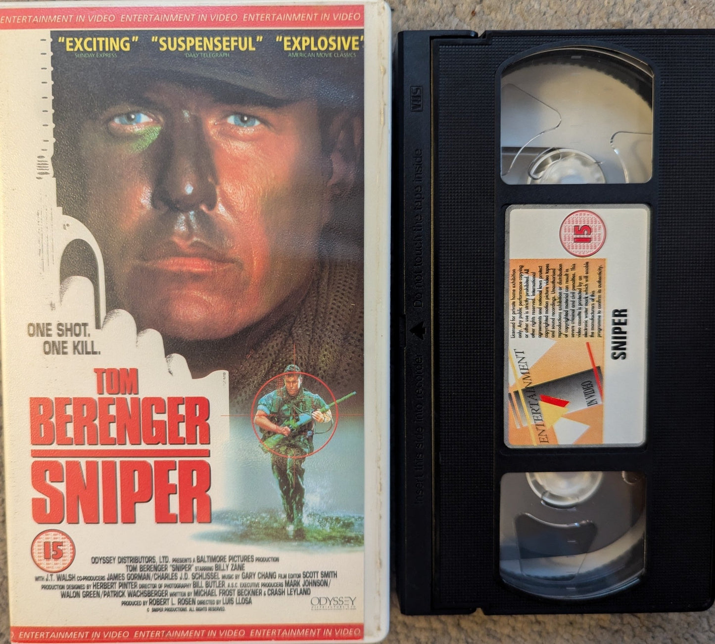 Sniper (1993) VHS Video - Flippin Retro Video Shop