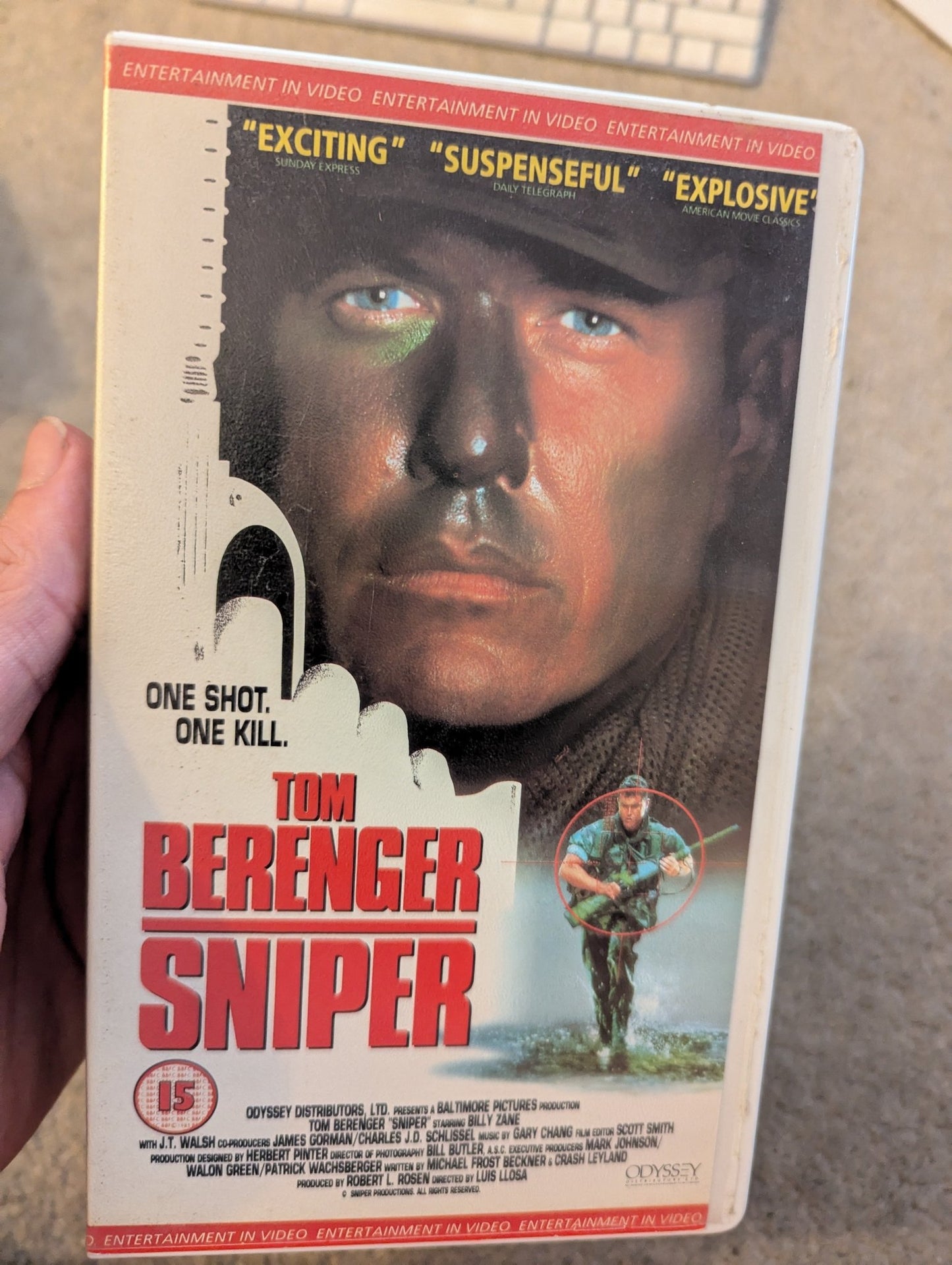 Sniper (1993) VHS Video - Flippin Retro Video Shop