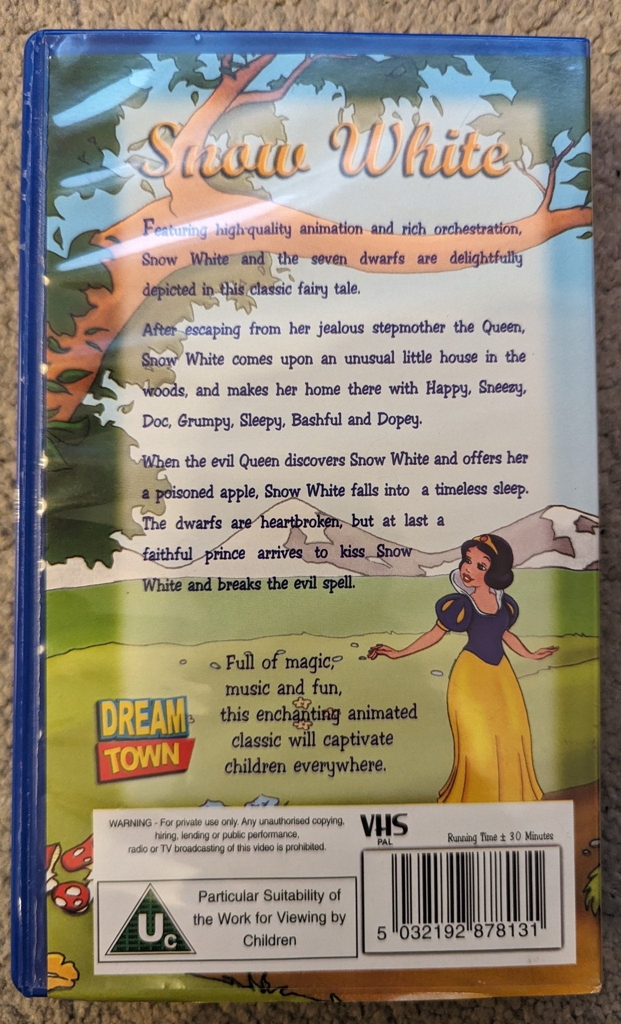 Snow White (Dream Town) VHS Video - Flippin Retro Video Shop