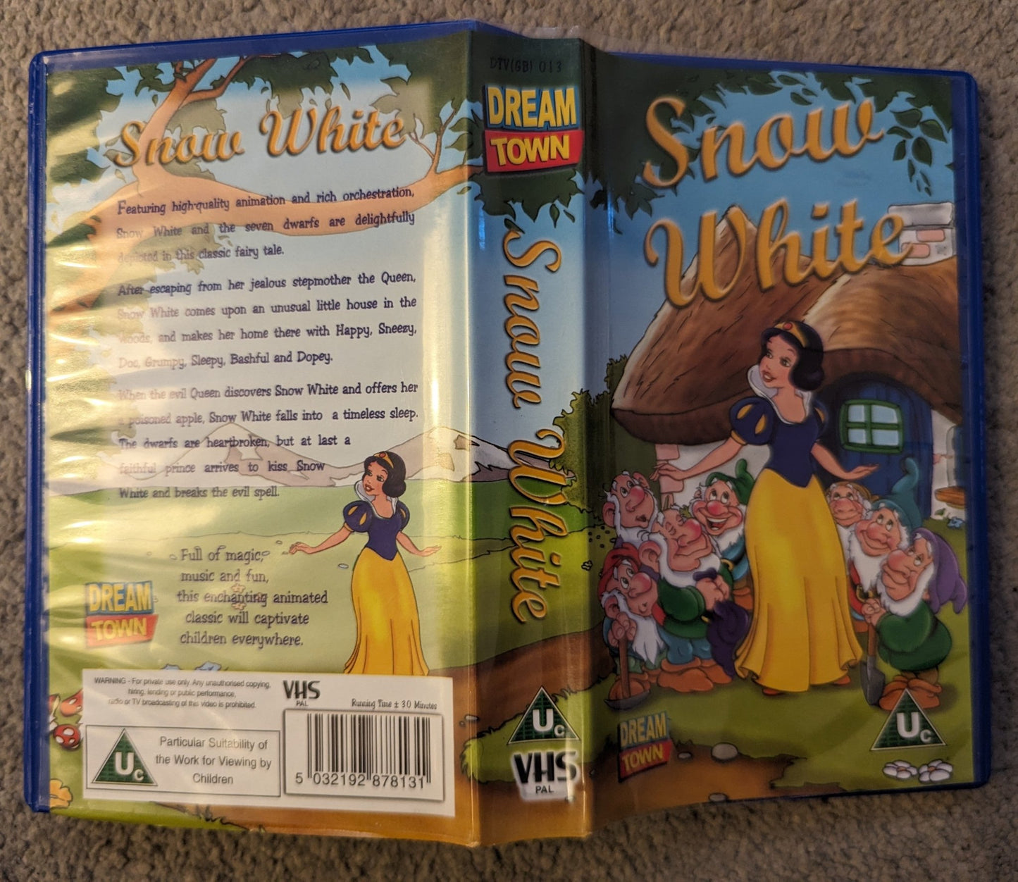 Snow White (Dream Town) VHS Video - Flippin Retro Video Shop