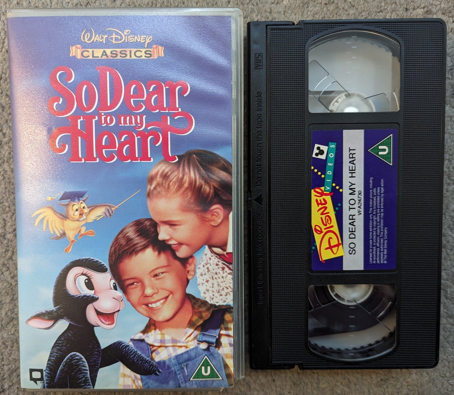 So Dear To My Heart (1948) VHS Video - Flippin Retro Video Shop