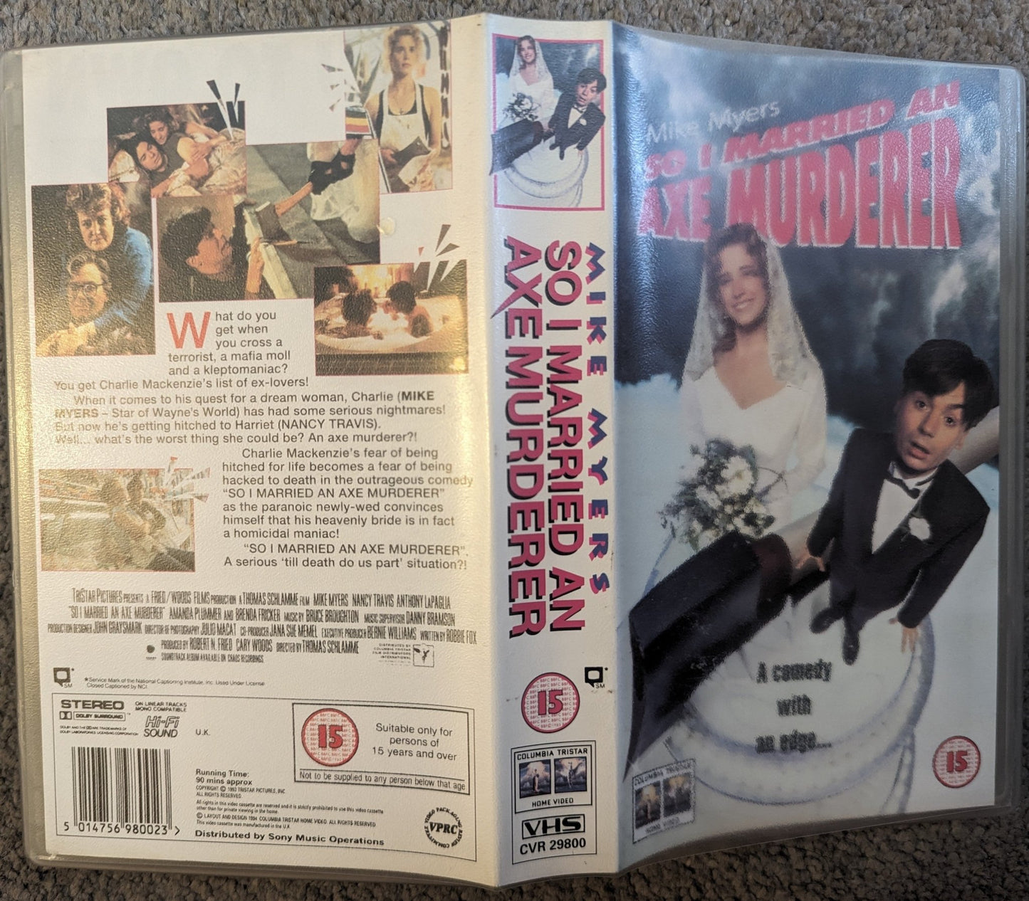 So I Married An Axe Murderer (1993) VHS Video - Flippin Retro Video Shop