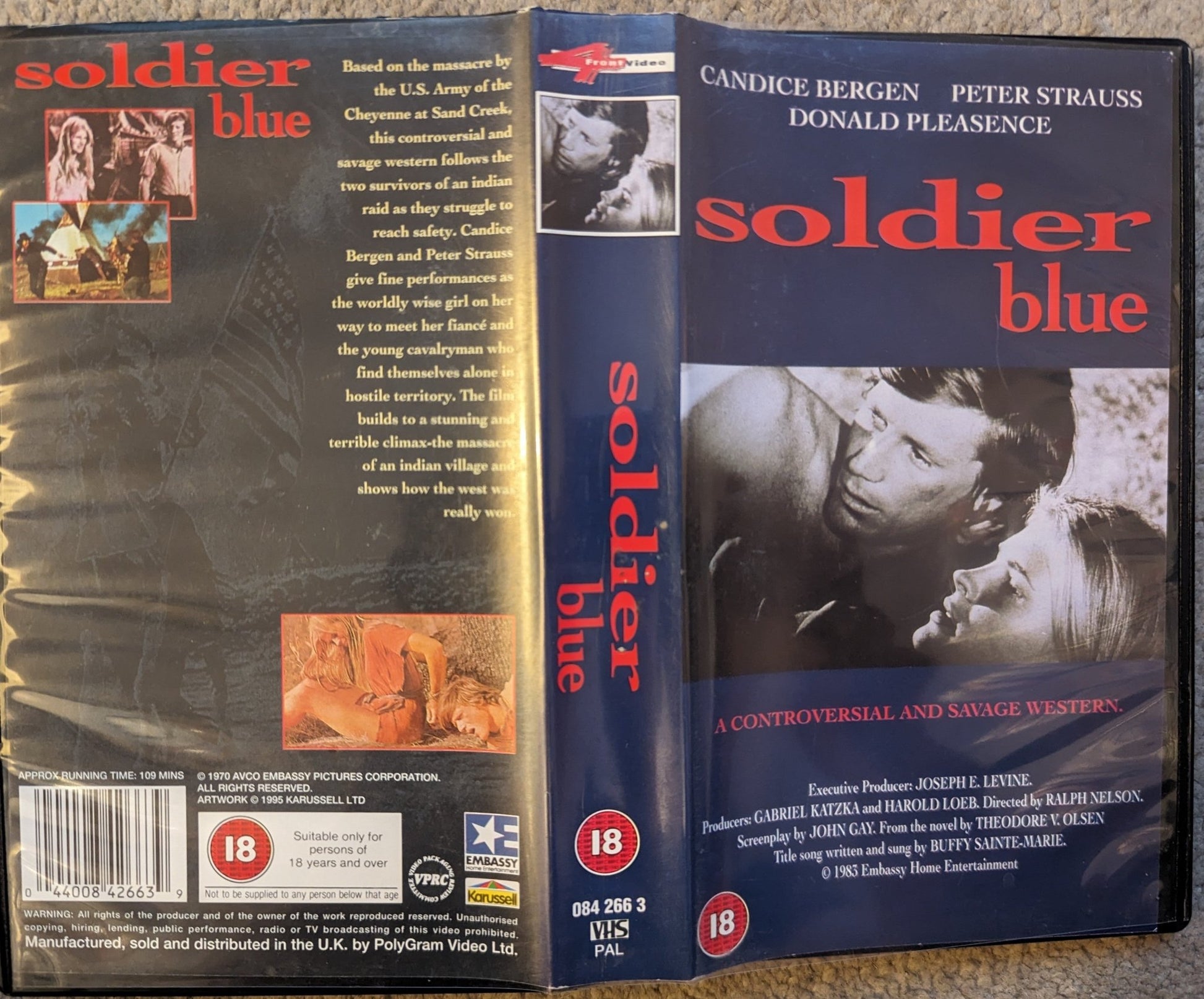 Soldier Blue (1960) VHS Video - Flippin Retro Video Shop