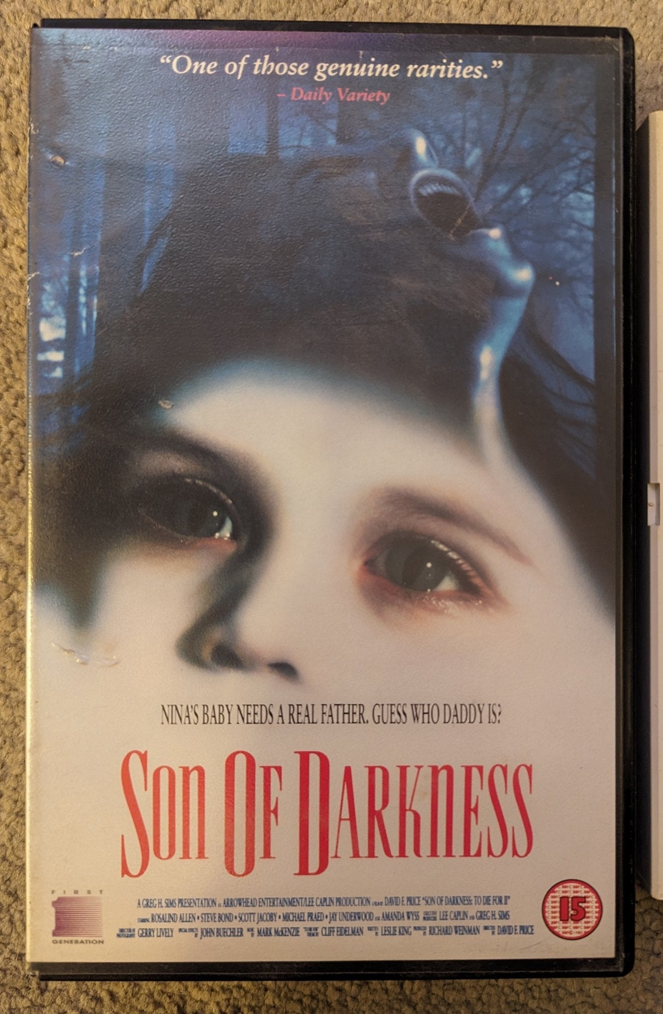 Son Of Darkness (1991) VHS Video Ex Rental - Flippin Retro Video Shop