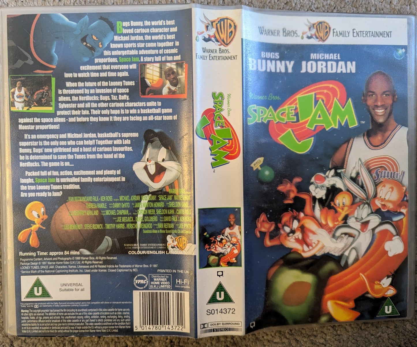 Space Jam (1996) VHS Video - Flippin Retro Video Shop