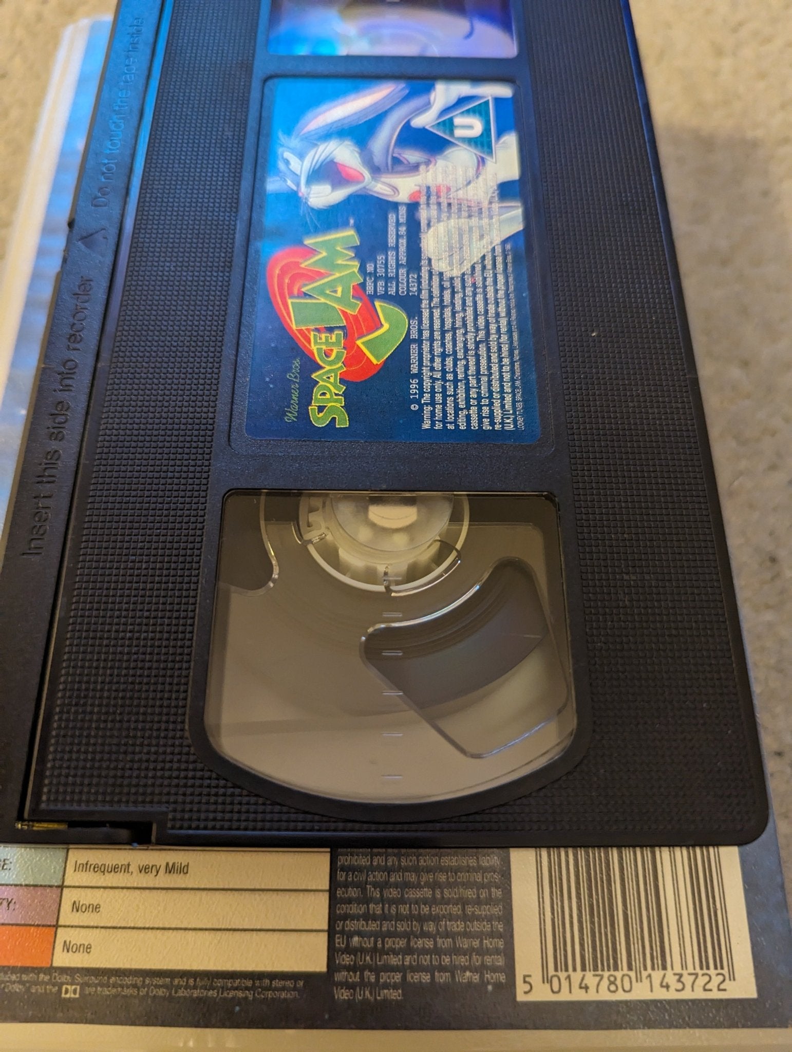 Space Jam (1996) VHS Video Ex Rental - Flippin Retro Video Shop