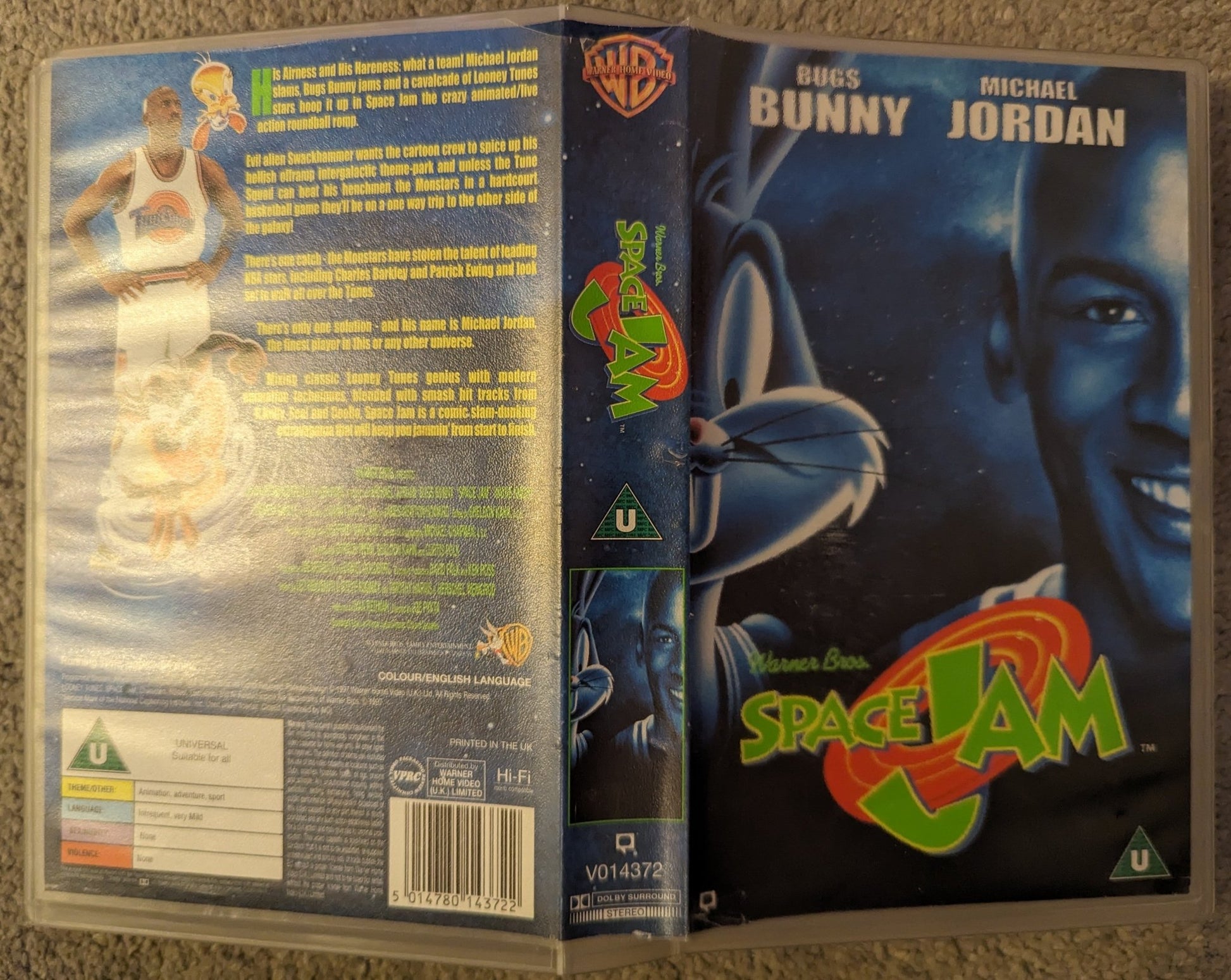 Space Jam (1996) VHS Video Ex Rental - Flippin Retro Video Shop