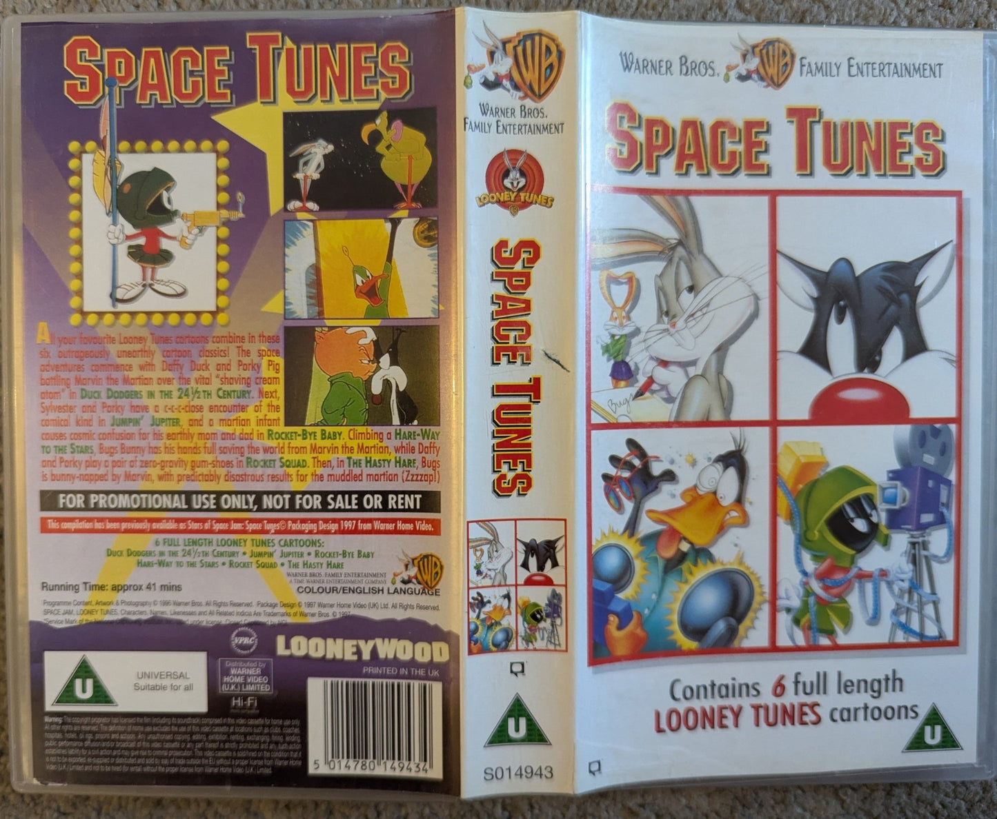 Space Tunes VHS Video - Flippin Retro Video Shop