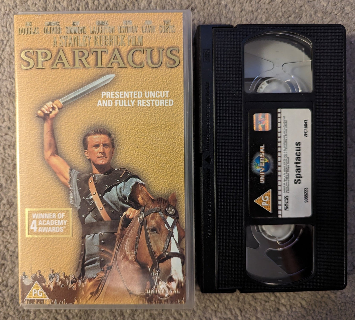 Spartacus (1960) VHS Video - Flippin Retro Video Shop