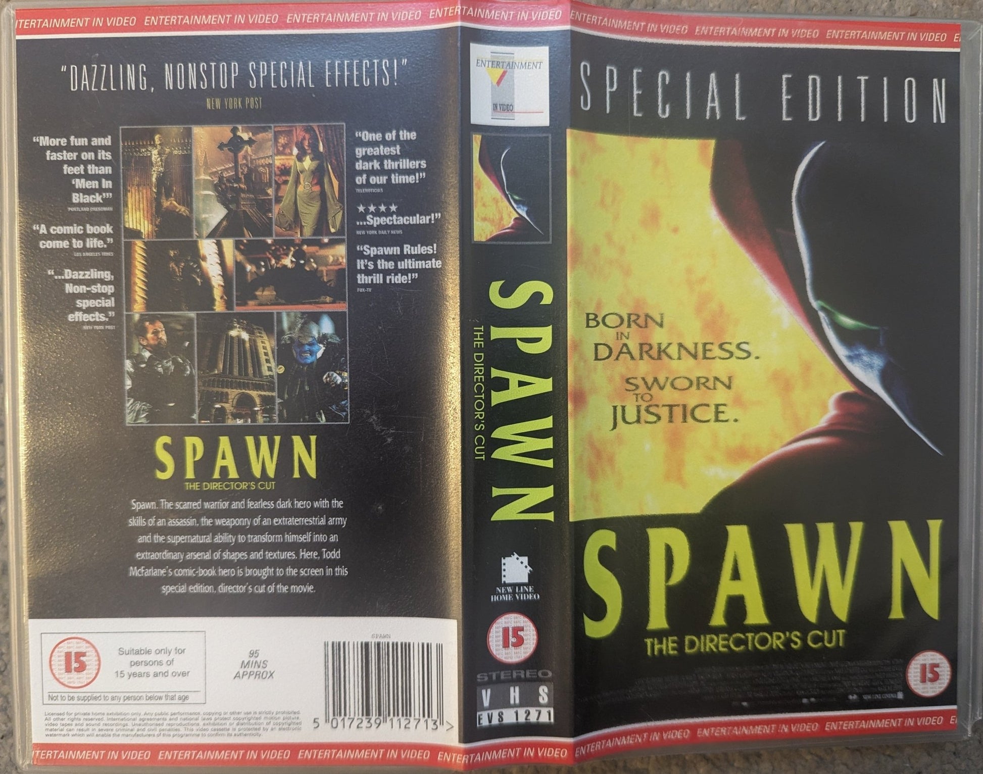 Spawn The Directors Cut (1997) VHS Video - Flippin Retro Video Shop