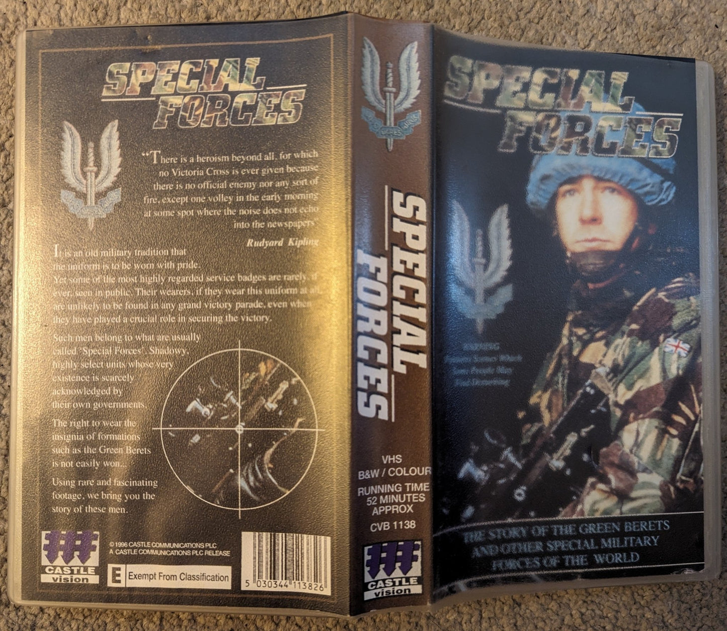 Special Forces VHS Video - Flippin Retro Video Shop