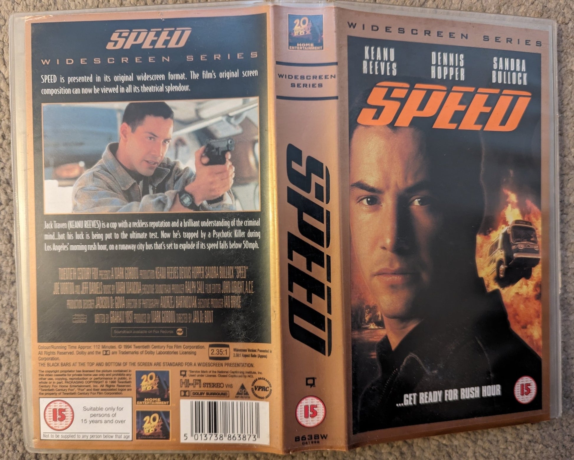 Speed (1994) VHS Video Wide - screen*Sealed* - Flippin Retro Video Shop