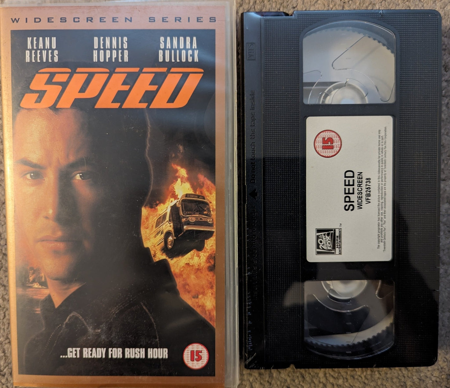 Speed (1994) VHS Video Wide - screen*Sealed* - Flippin Retro Video Shop