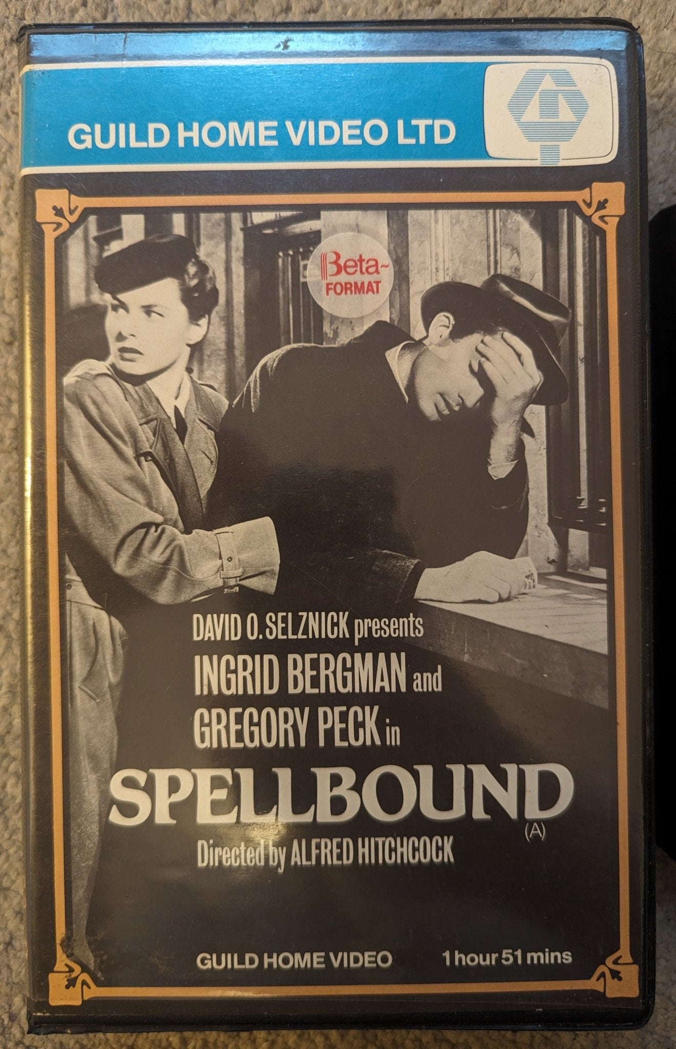 Spellbound (1945) Beta Max Ex Rental - Flippin Retro Video Shop