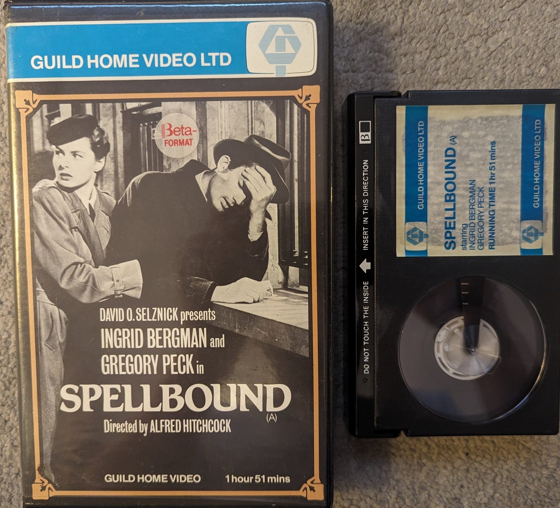 Spellbound (1945) Beta Max Ex Rental - Flippin Retro Video Shop