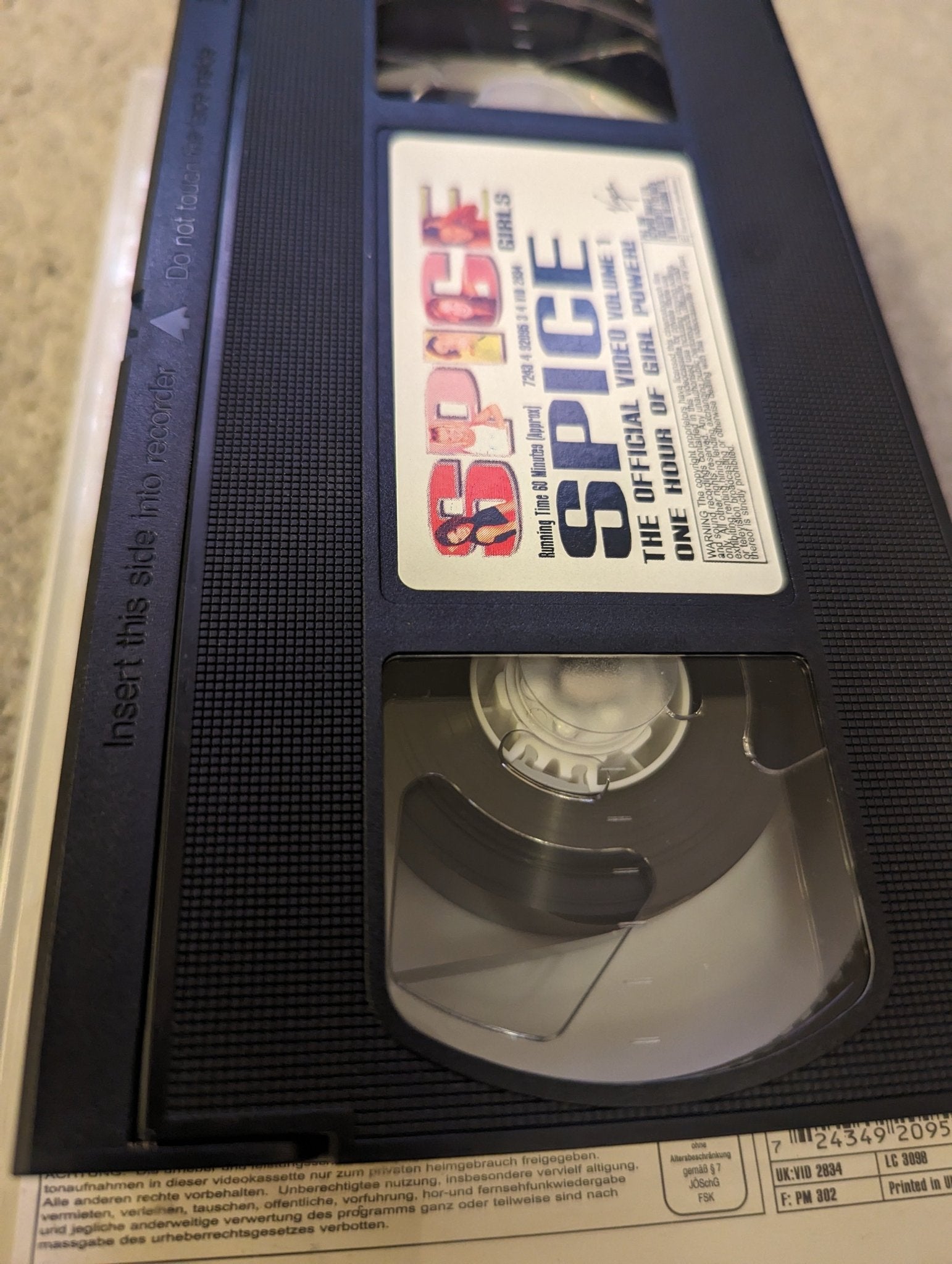 Spice Girls The Official Video Volume 1 VHS Video - Flippin Retro Video Shop