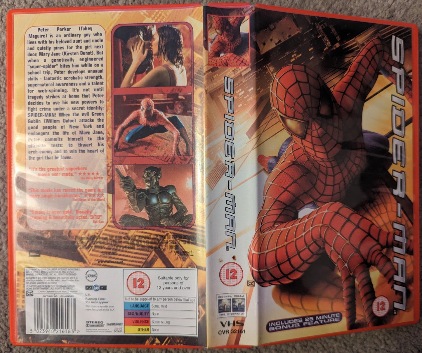 Spiderman (2002) VHS Video - Flippin Retro Video Shop