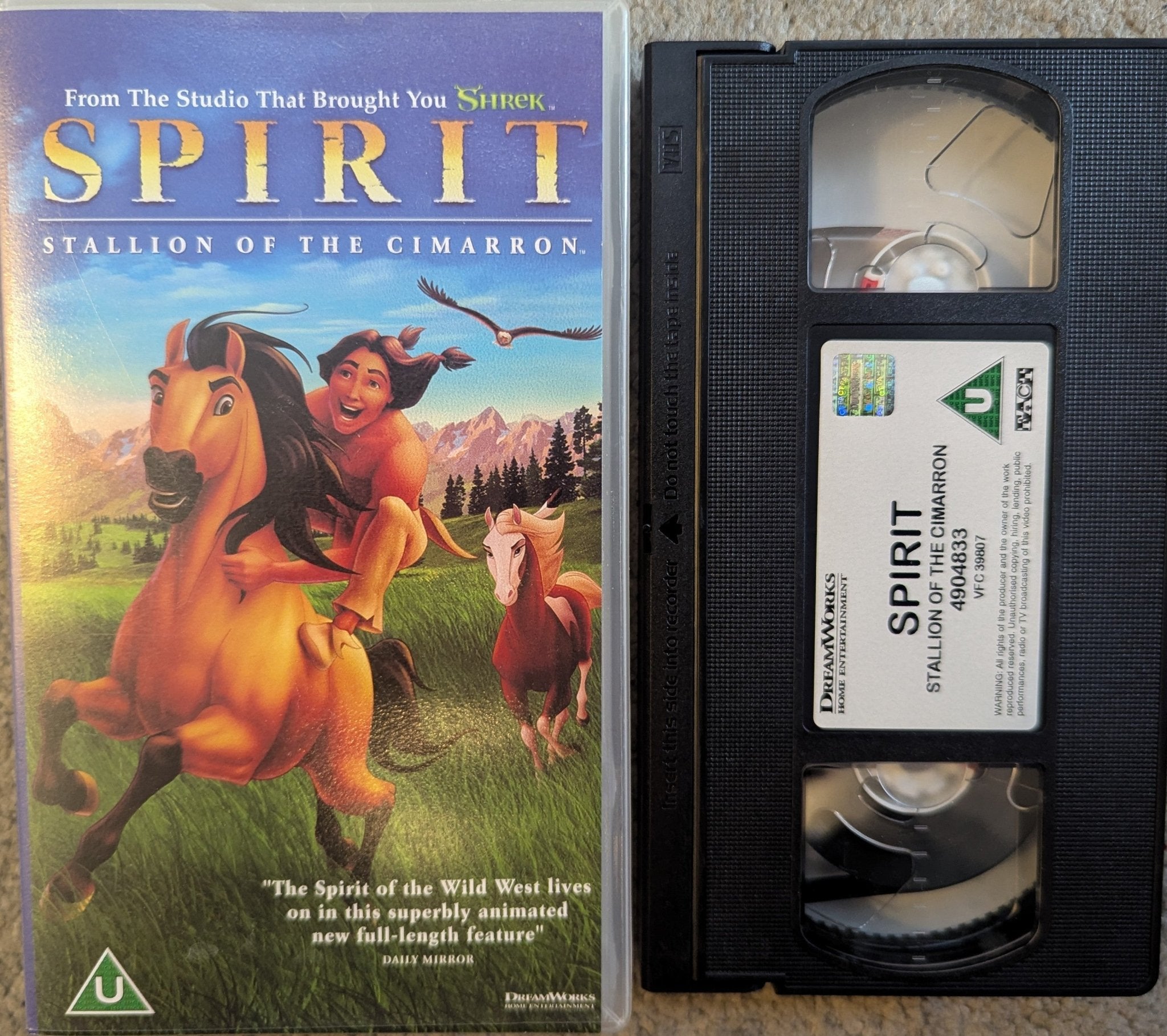 Spirit Stallion Of The Cimarron (2002) VHS Video - Flippin Retro Video Shop