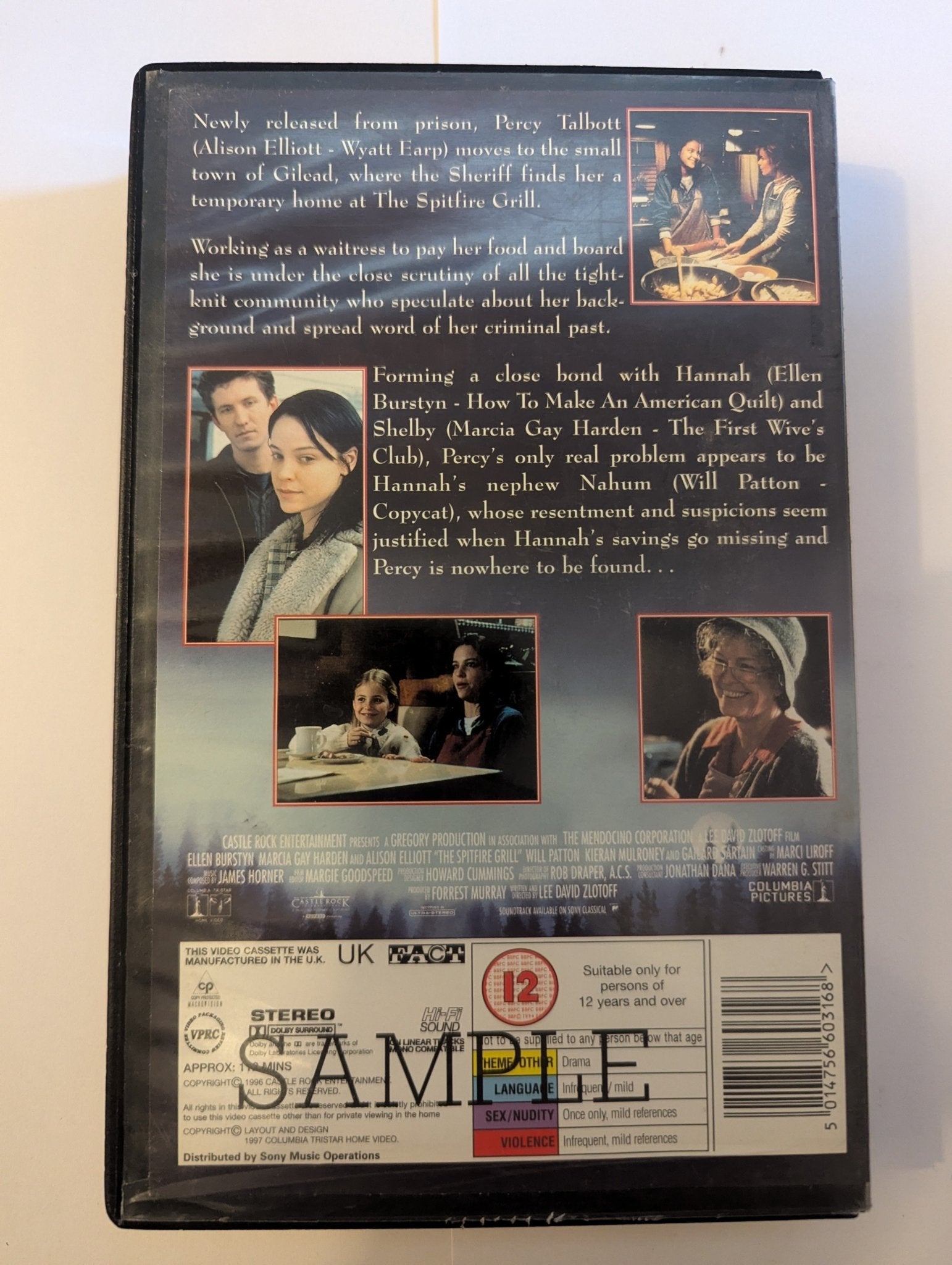 Spitfire Grill (1996) VHS Video Ex Rental - Flippin Retro