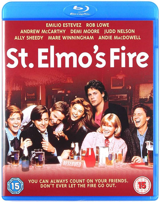 St Elmo's Fire (1985) Blu - Ray - Flippin Retro Video Shop