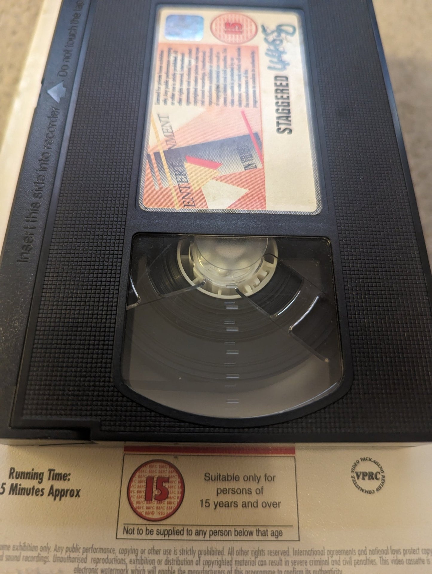 Staggered (1994) VHS Video Ex Rental - Flippin Retro Video Shop