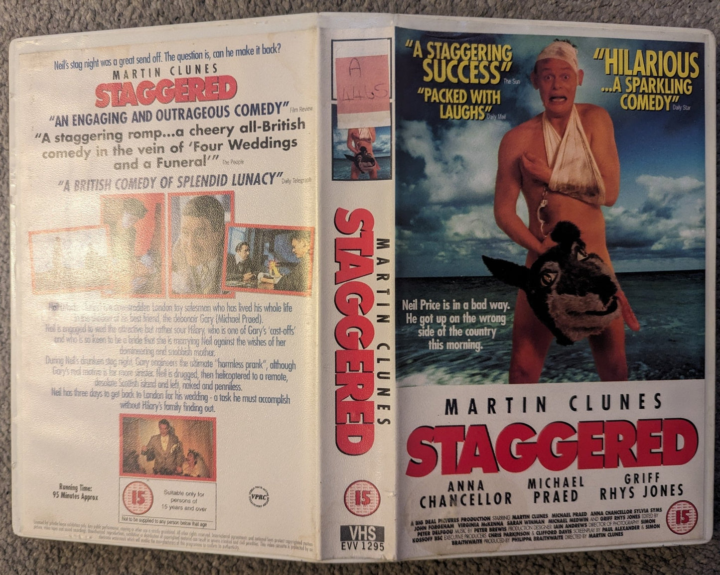 Staggered (1994) VHS Video Ex Rental - Flippin Retro Video Shop