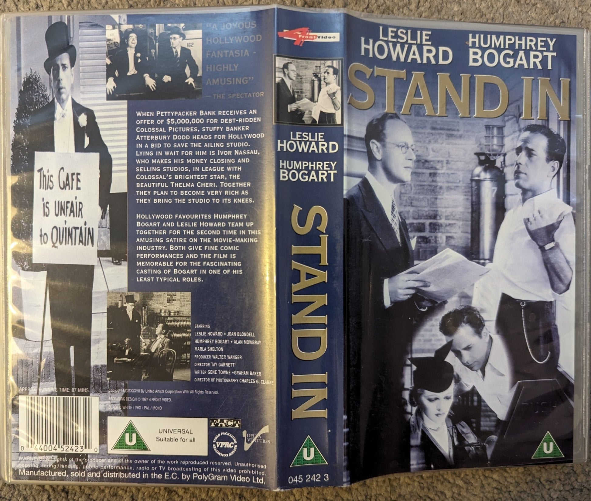 Stand In (1937) VHS Video - Flippin Retro Video Shop