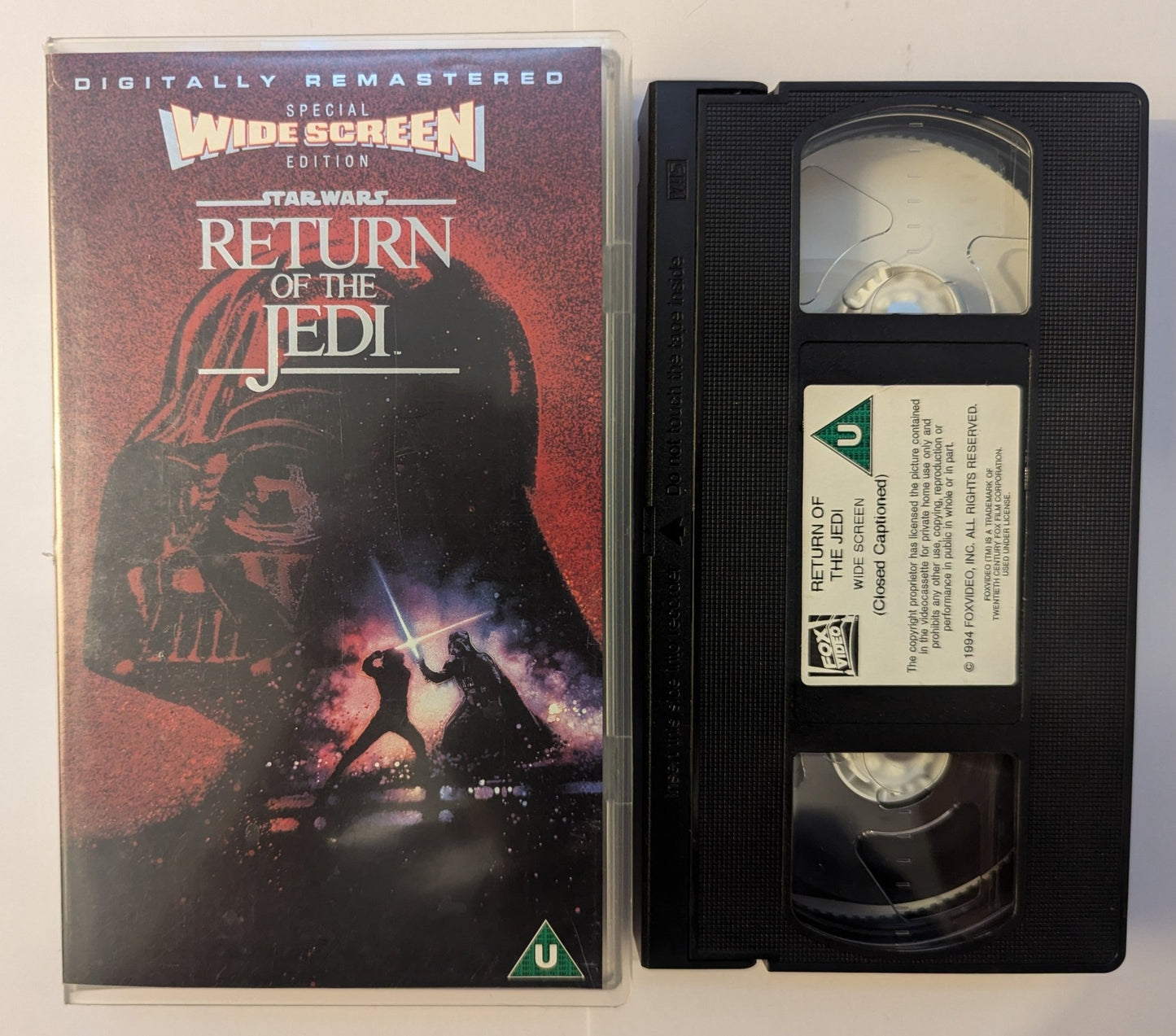 Star wars Return Of The Jedi (1983) VHS Video Wide - screen - Flippin Retro