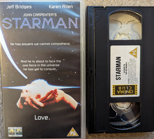 Starman (1984) VHS Video - Flippin Retro Video Shop