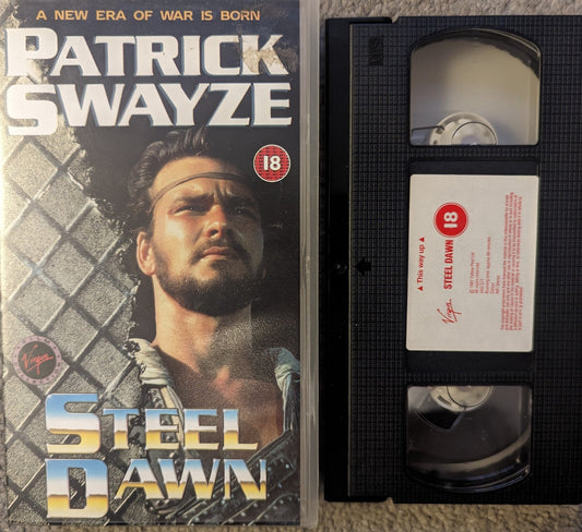 Steel Dawn (1987) VHS Video - Flippin Retro Video Shop