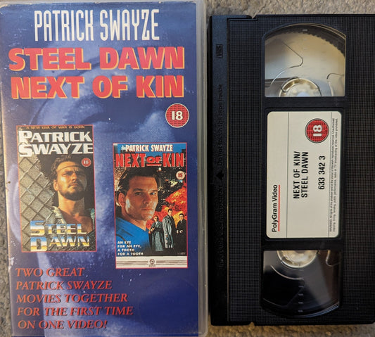 Steel Dawn / Next Of Kin VHS Video - Flippin Retro Video Shop