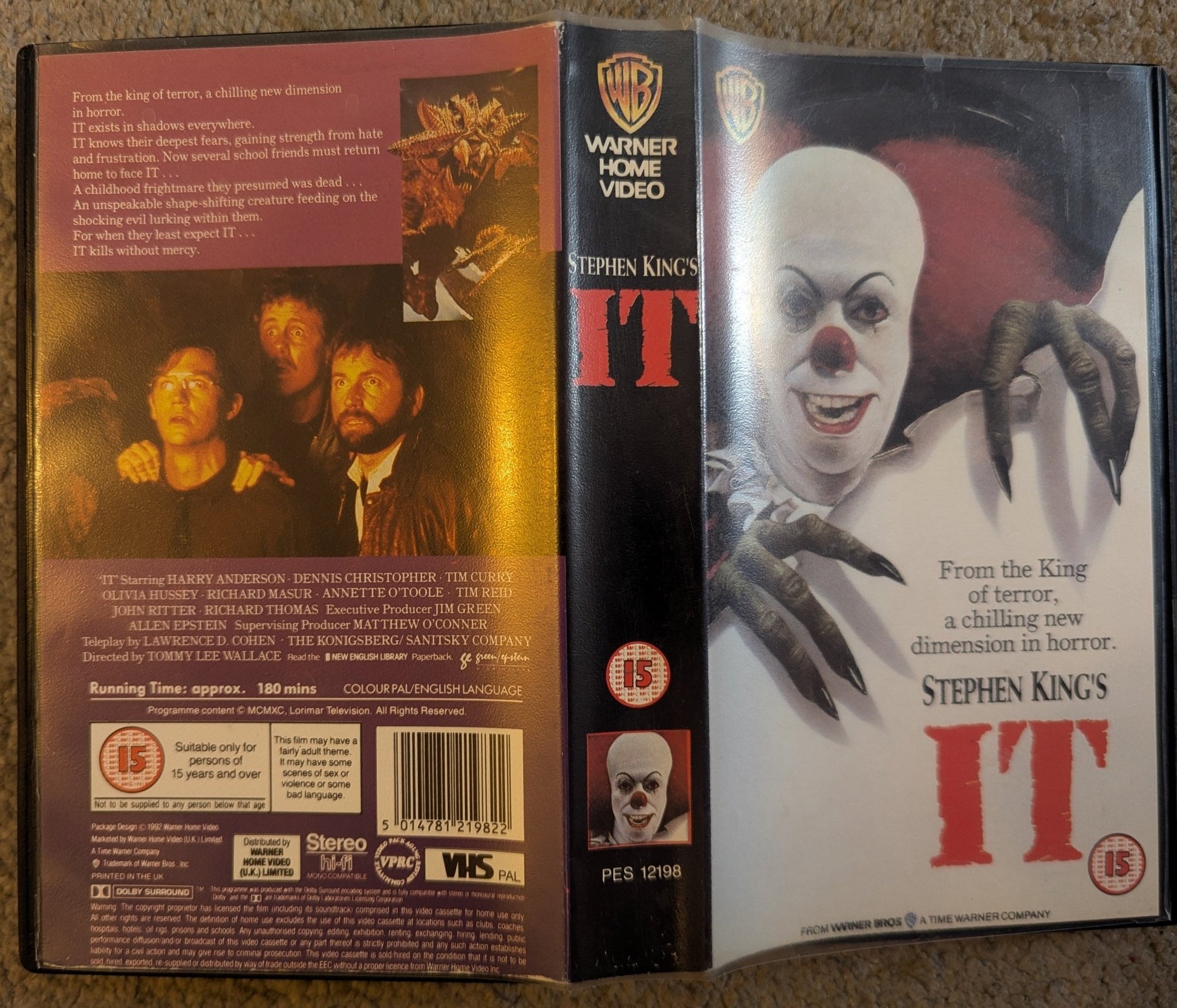 Stephen King's IT (1990) VHS Video - Flippin Retro Video Shop