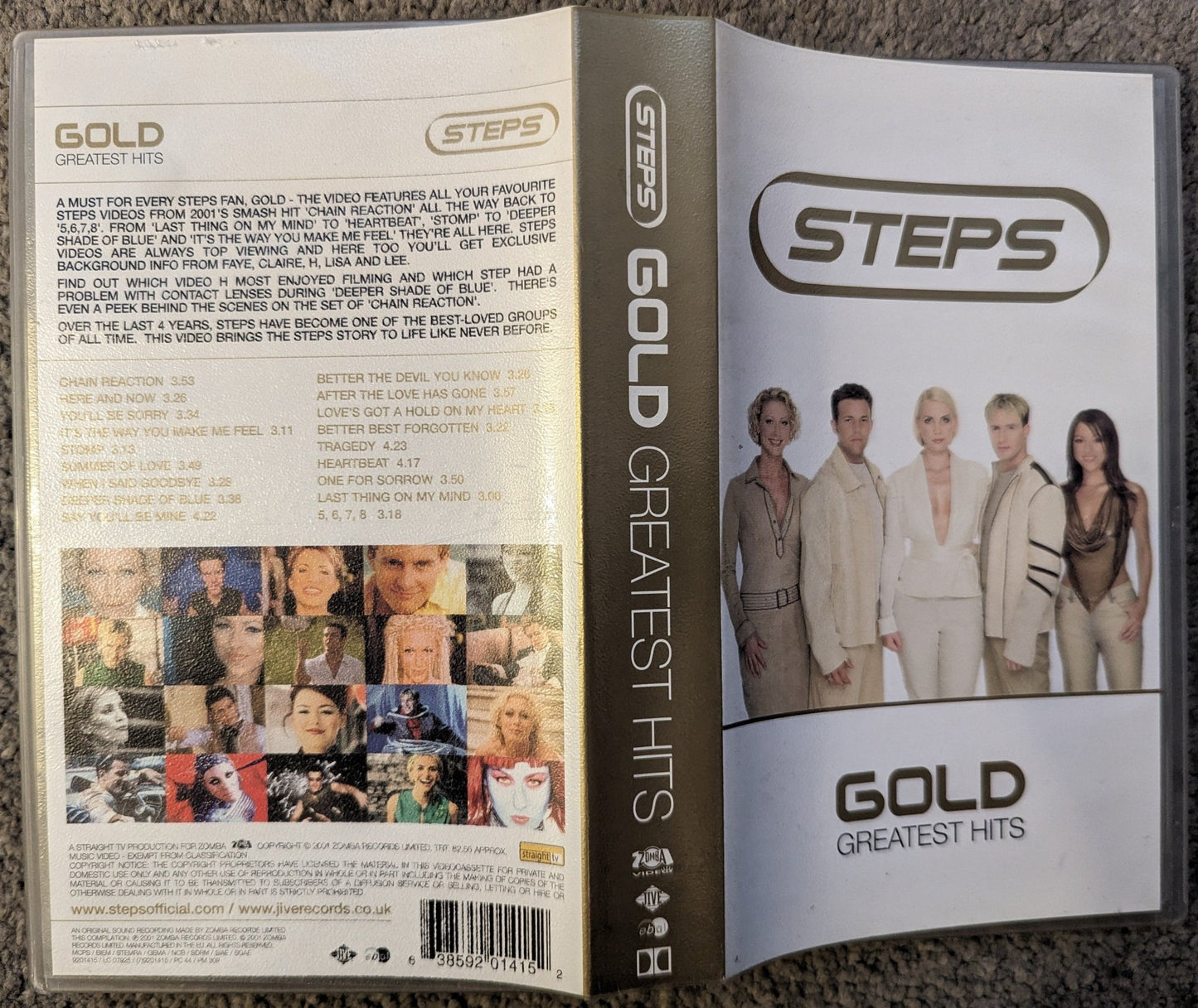 Steps Gold VHS Video - Flippin Retro Video Shop