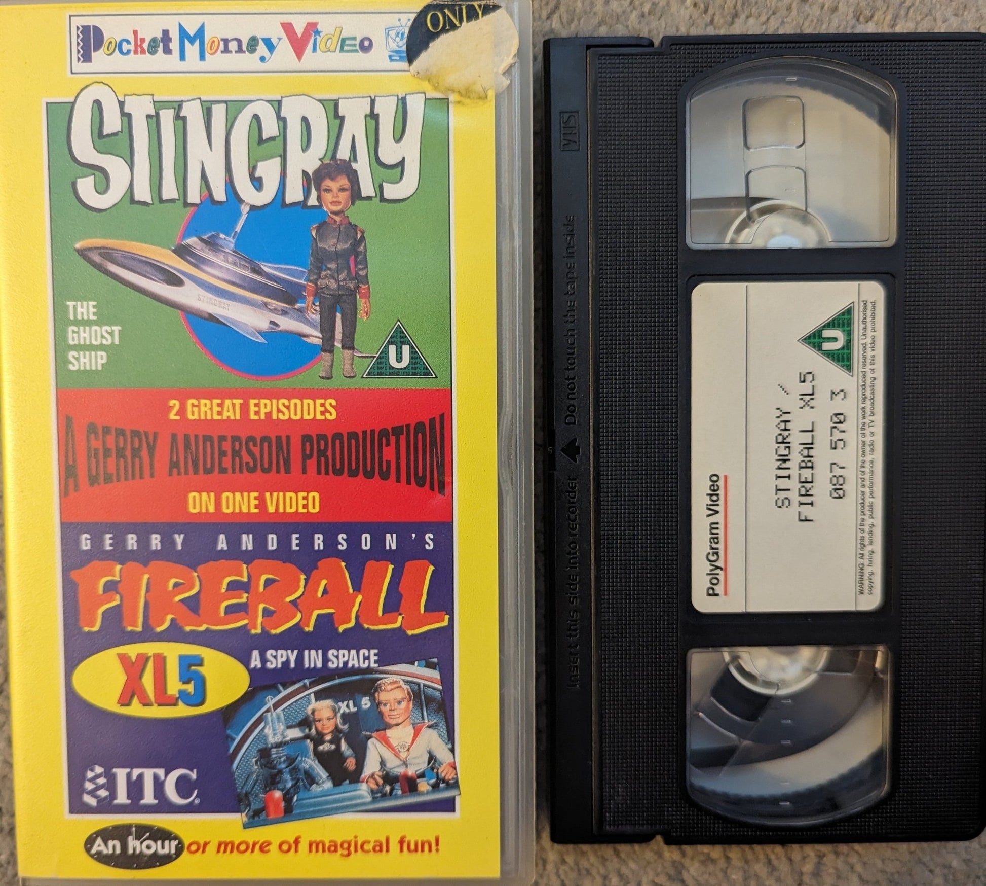 Stingray & Fireball VHS Video - Flippin Retro Video Shop