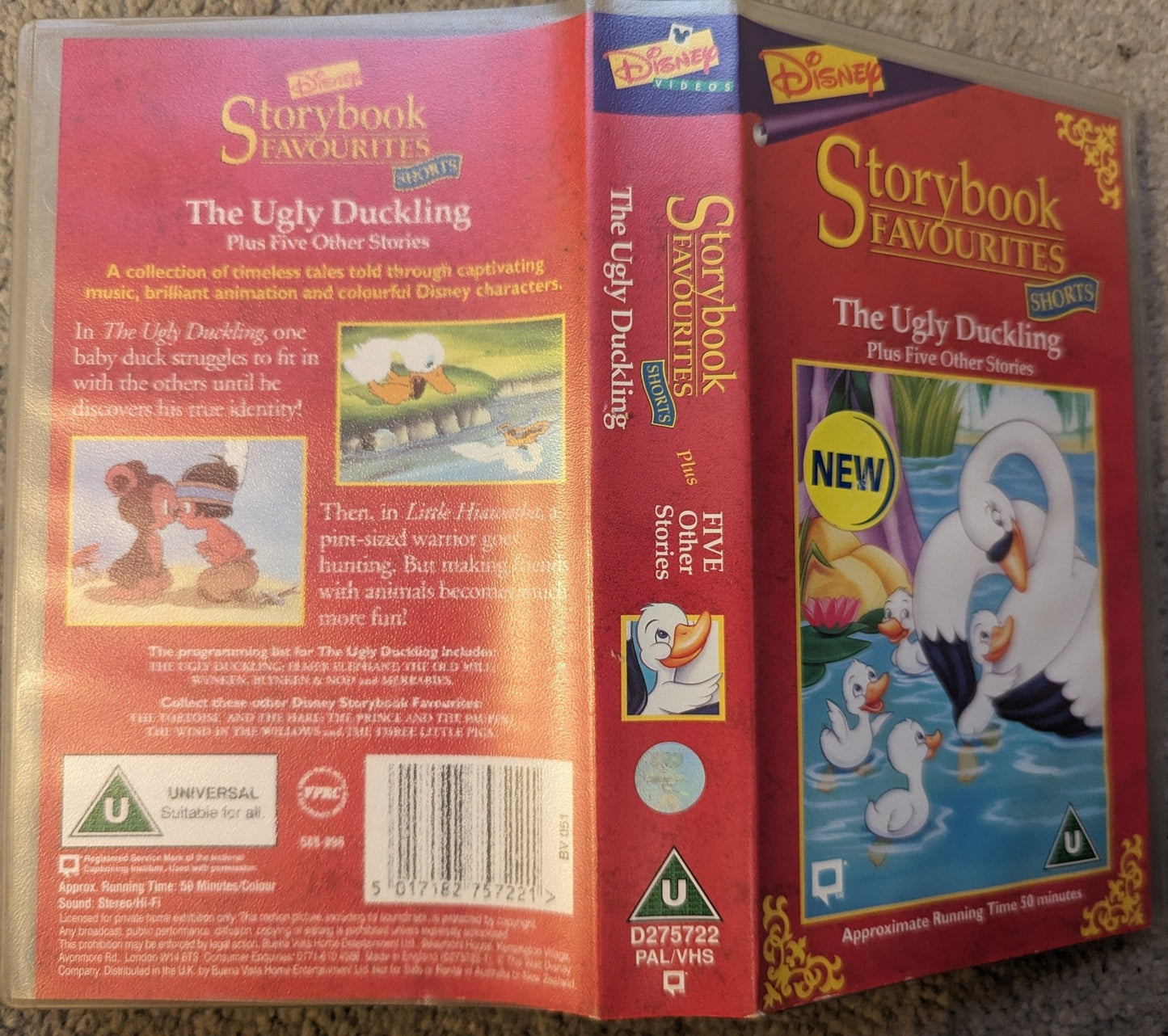 Storybook Favourites The Ugly Duckling VHS Video - Flippin Retro Video Shop