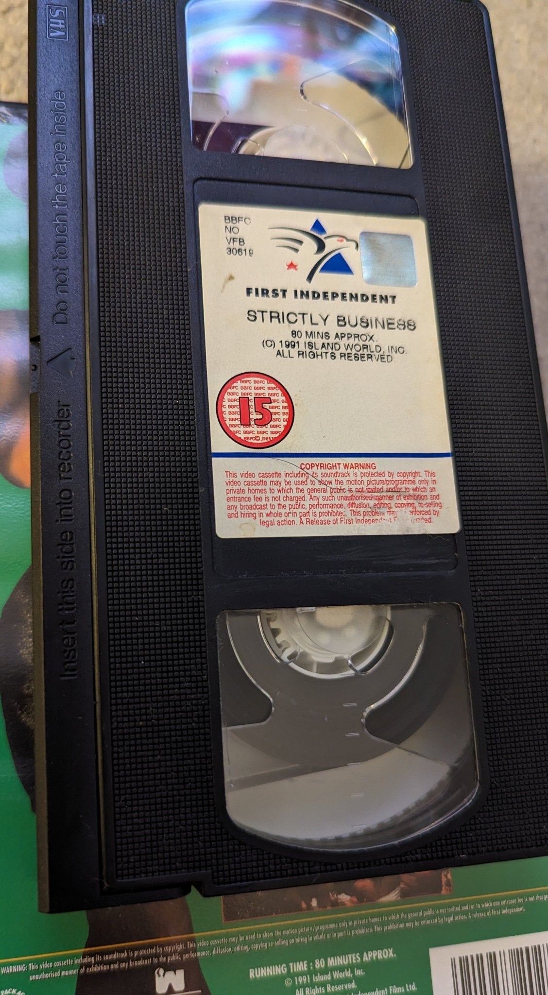 Strictly Business (1991) VHS Video Ex Rental - Flippin Retro Video Shop