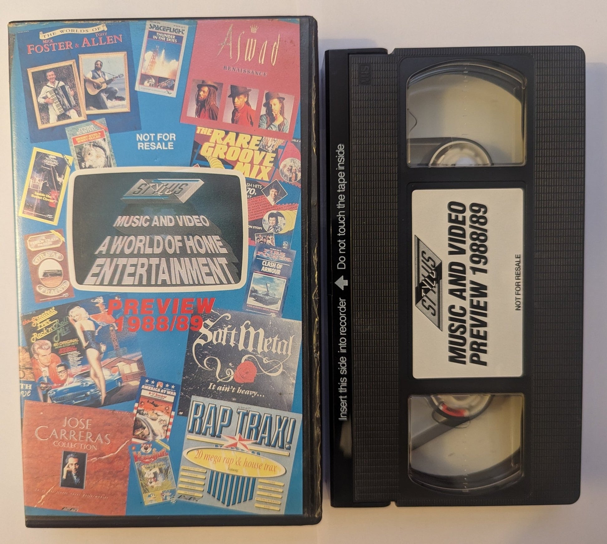 Stylus Music & Video Preview 1988/1989 VHS Video - Flippin Retro