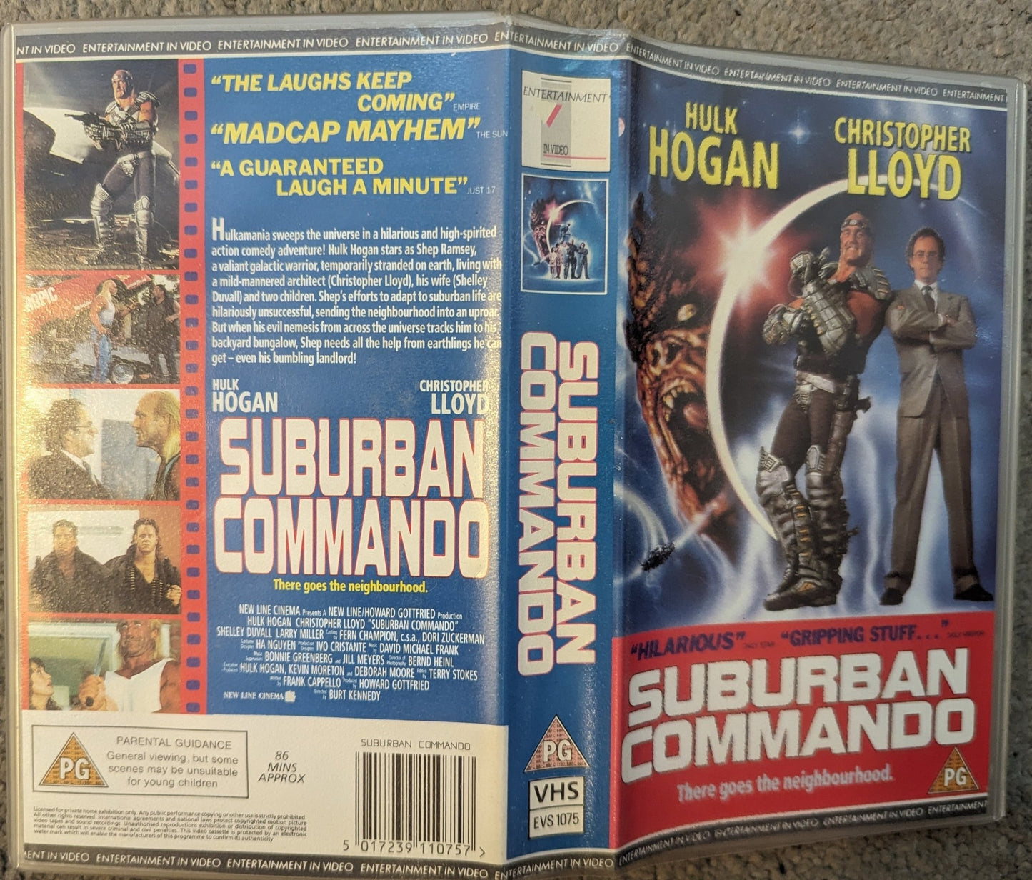 Suburban Commando (1991) VHS Video - Flippin Retro Video Shop