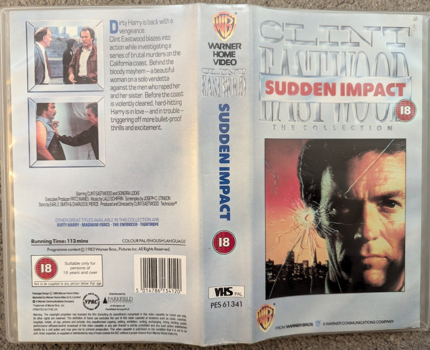 Sudden Impact (1983) VHS Video - Flippin Retro Video Shop