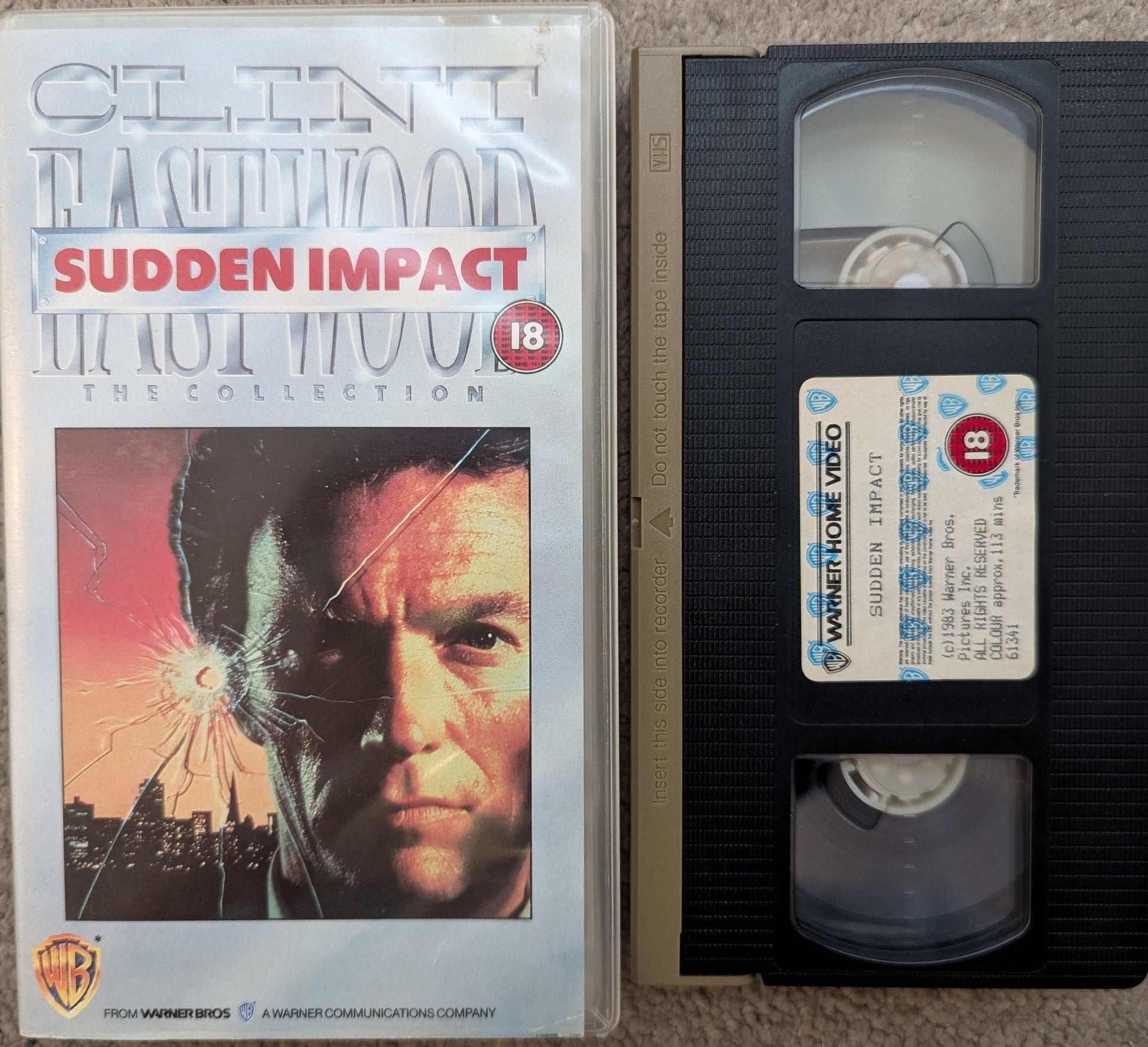 Sudden Impact (1983) VHS Video - Flippin Retro Video Shop