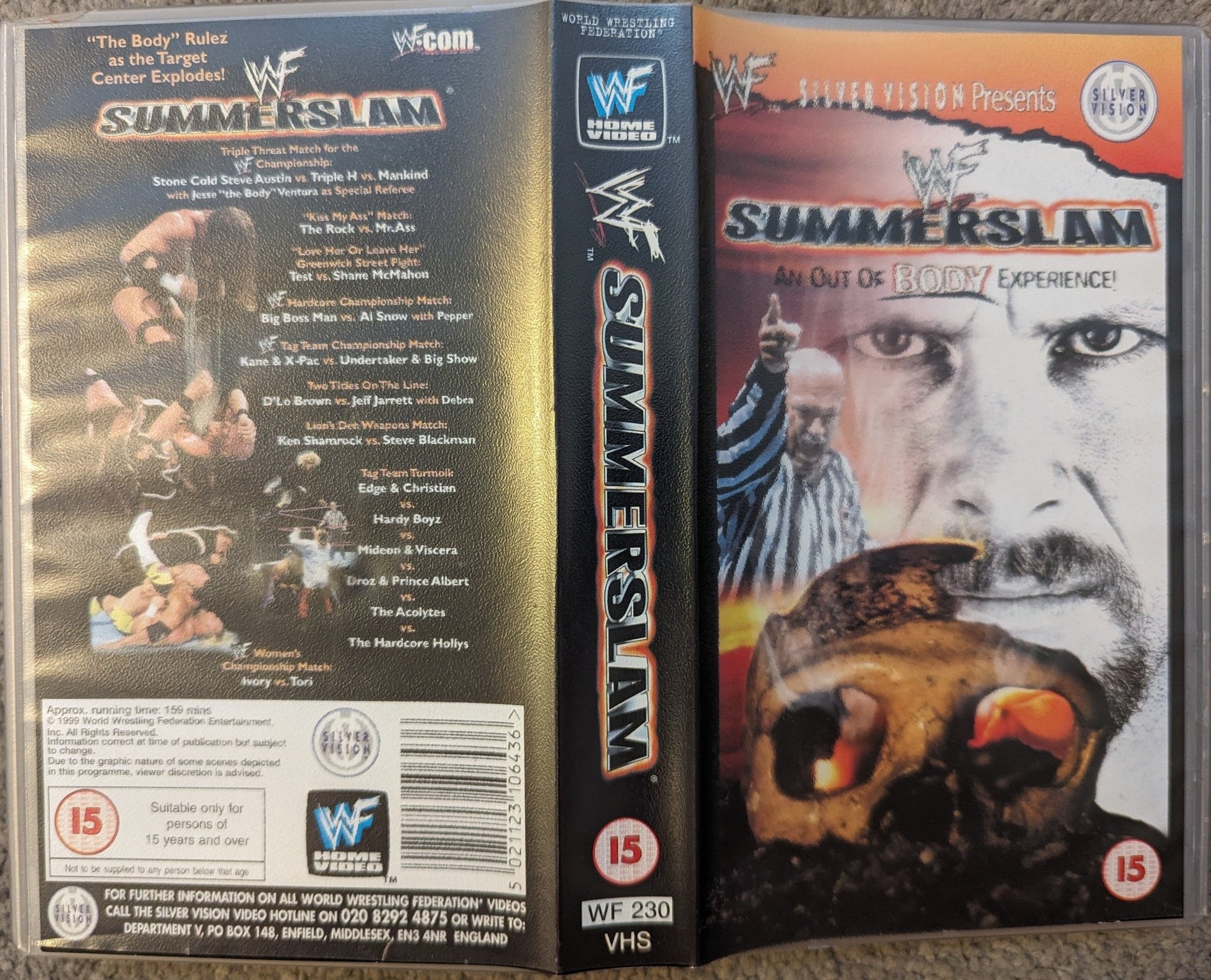 Summerslam An Outer Body Experience VHS Video WF230 - Flippin Retro Video Shop