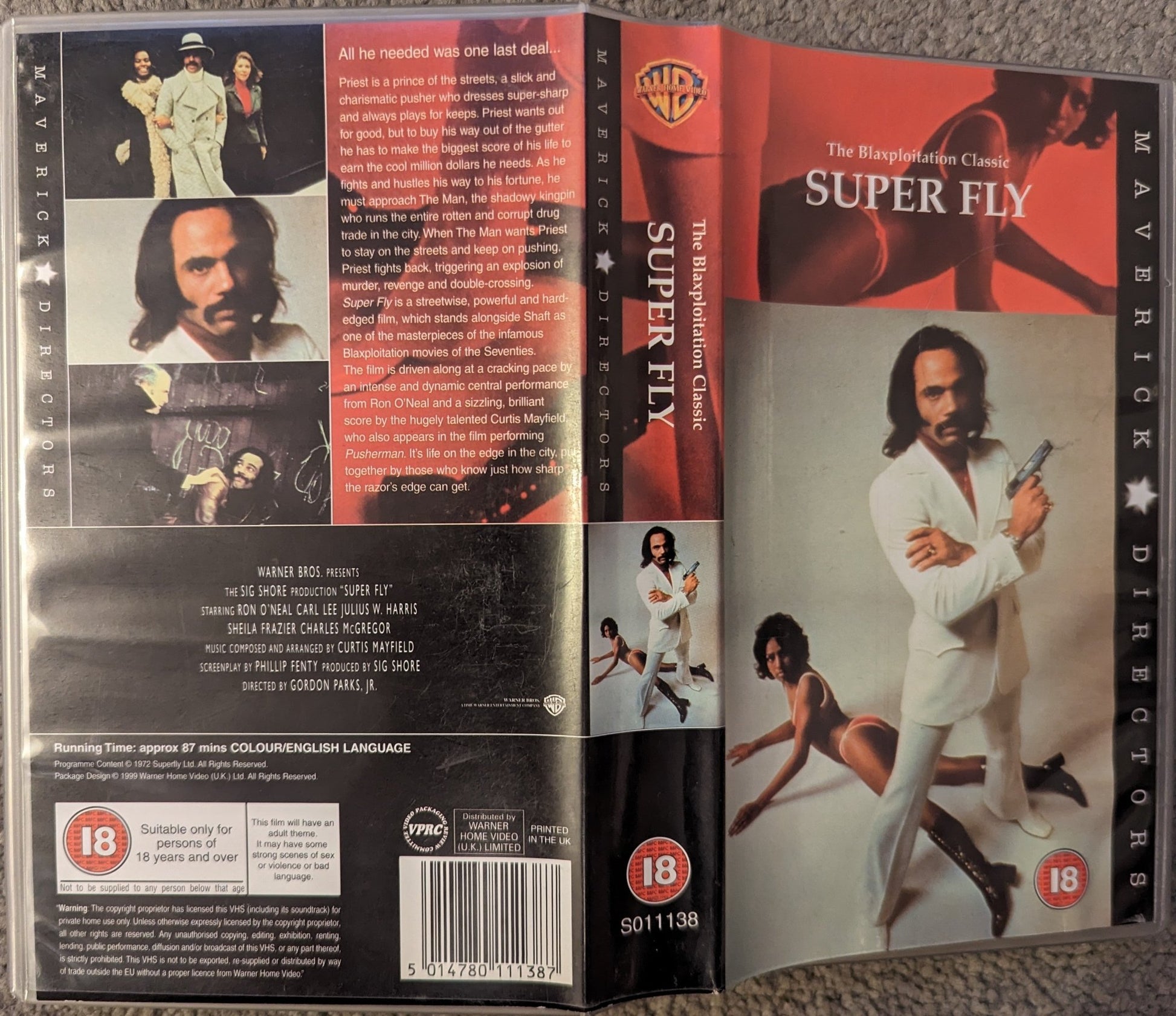 Super Fly (1972) VHS Video - Flippin Retro Video Shop