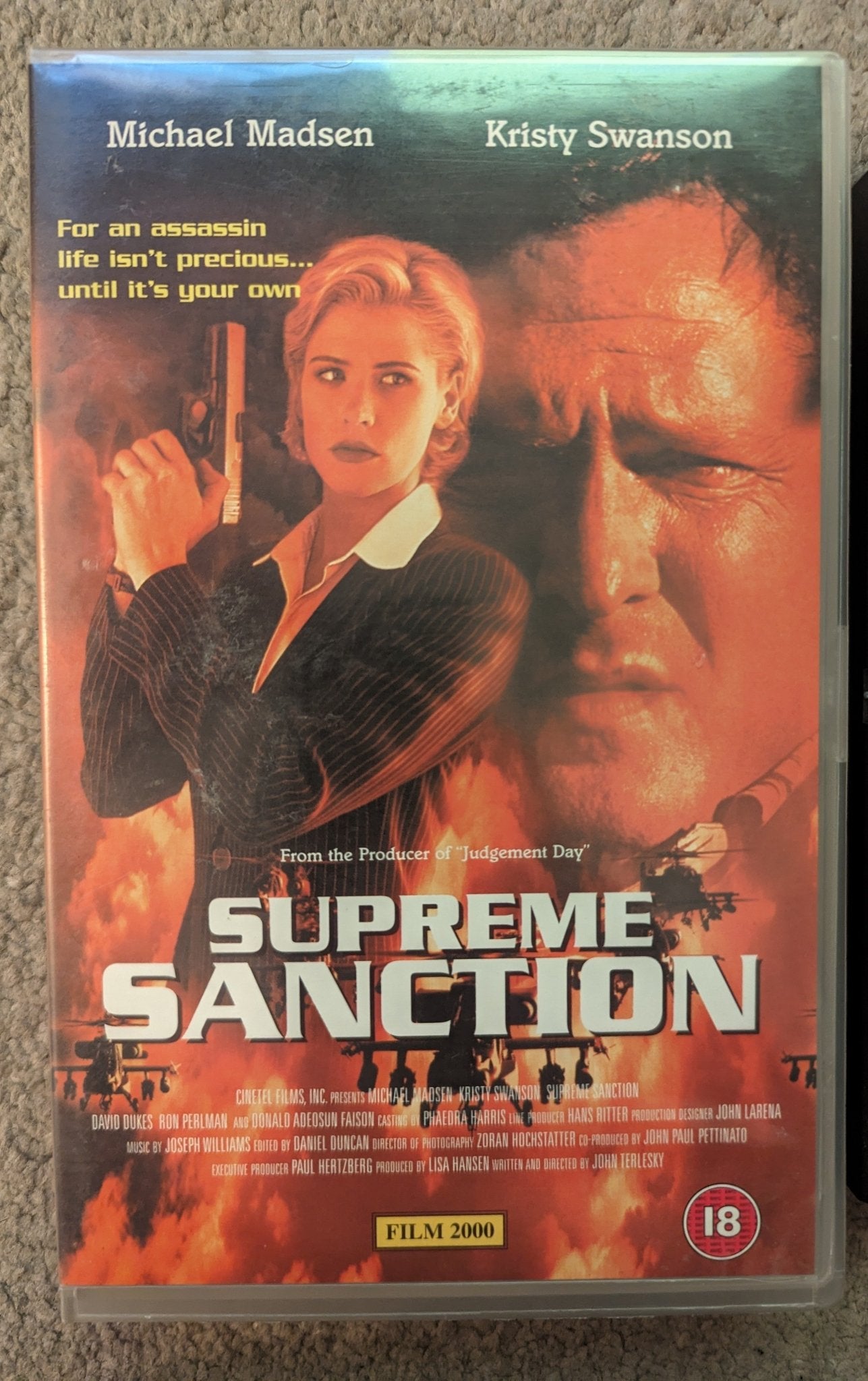 Supreme Sanction (1999) VHS Video Ex Rental - Flippin Retro Video Shop