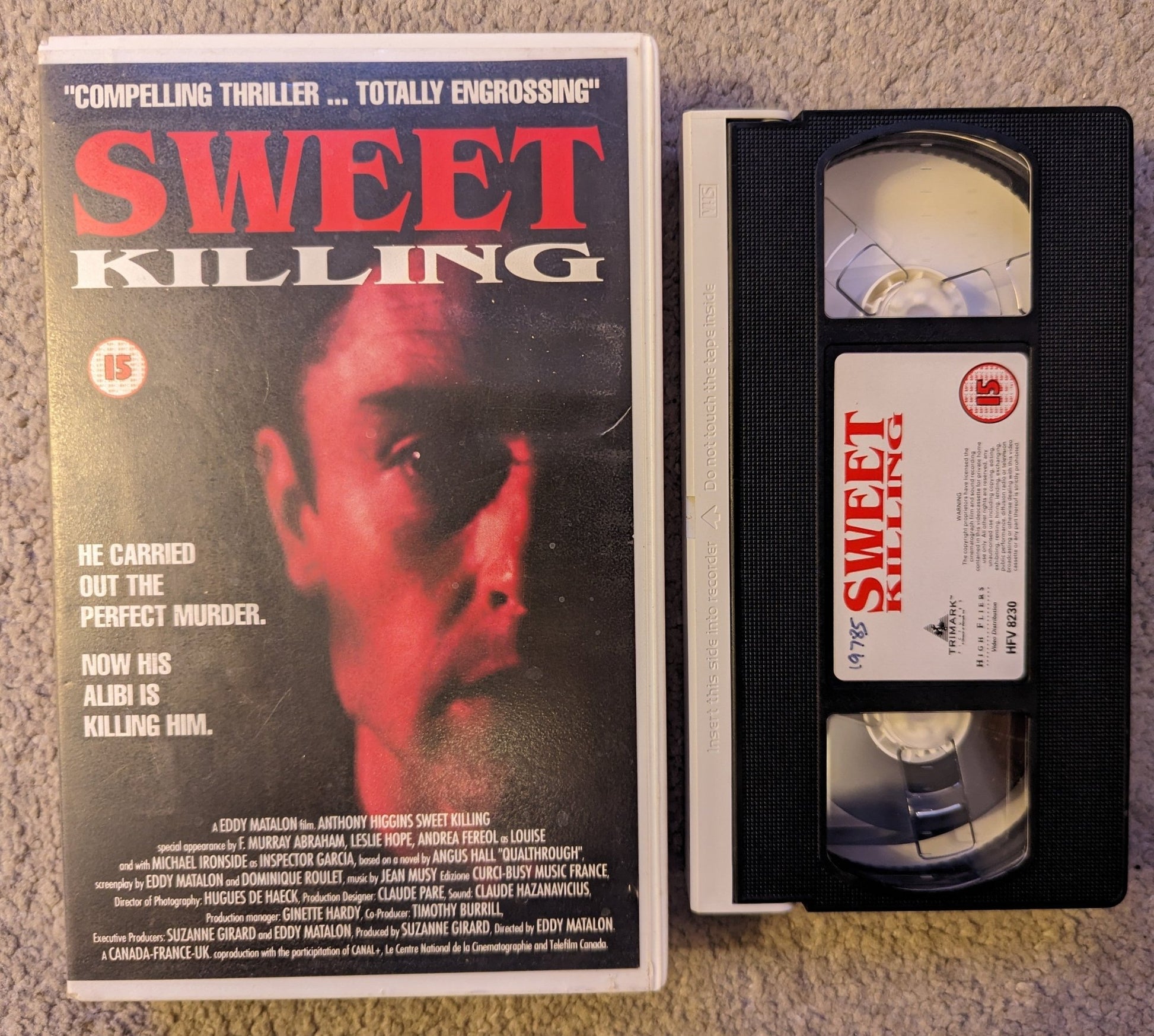 Sweet Killing (1993) VHS Video Ex Rental - Flippin Retro Video Shop