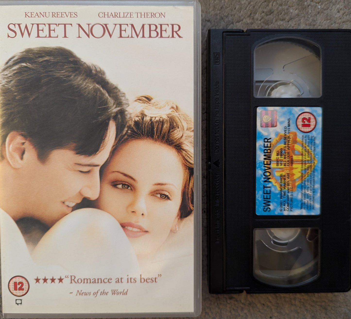 Sweet November (2001) VHS Video Ex Rental - Flippin Retro Video Shop