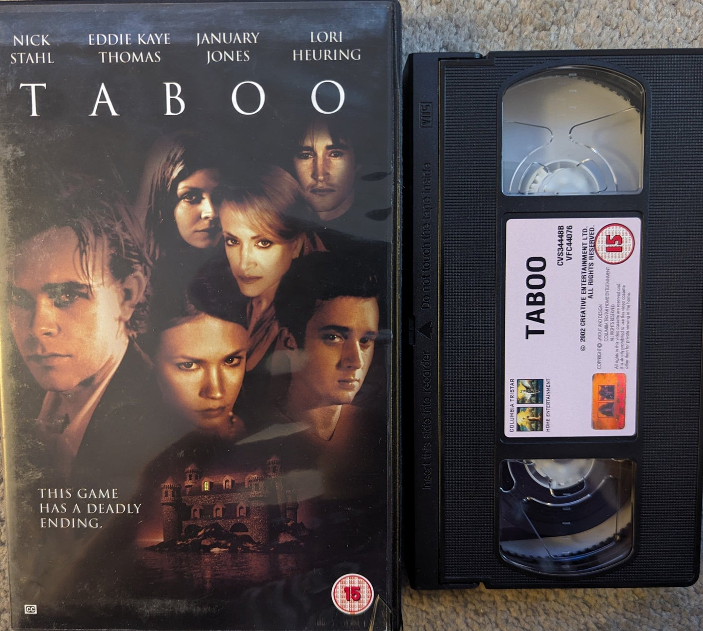 Taboo (2002) VHS Video Ex Rental - Flippin Retro Video Shop