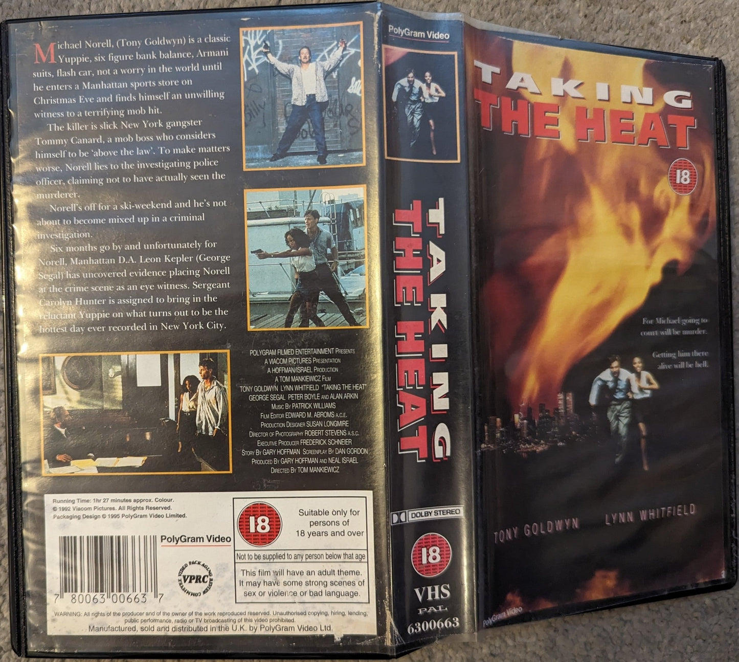 Taking The Heat (1993) VHS Video - Flippin Retro Video Shop