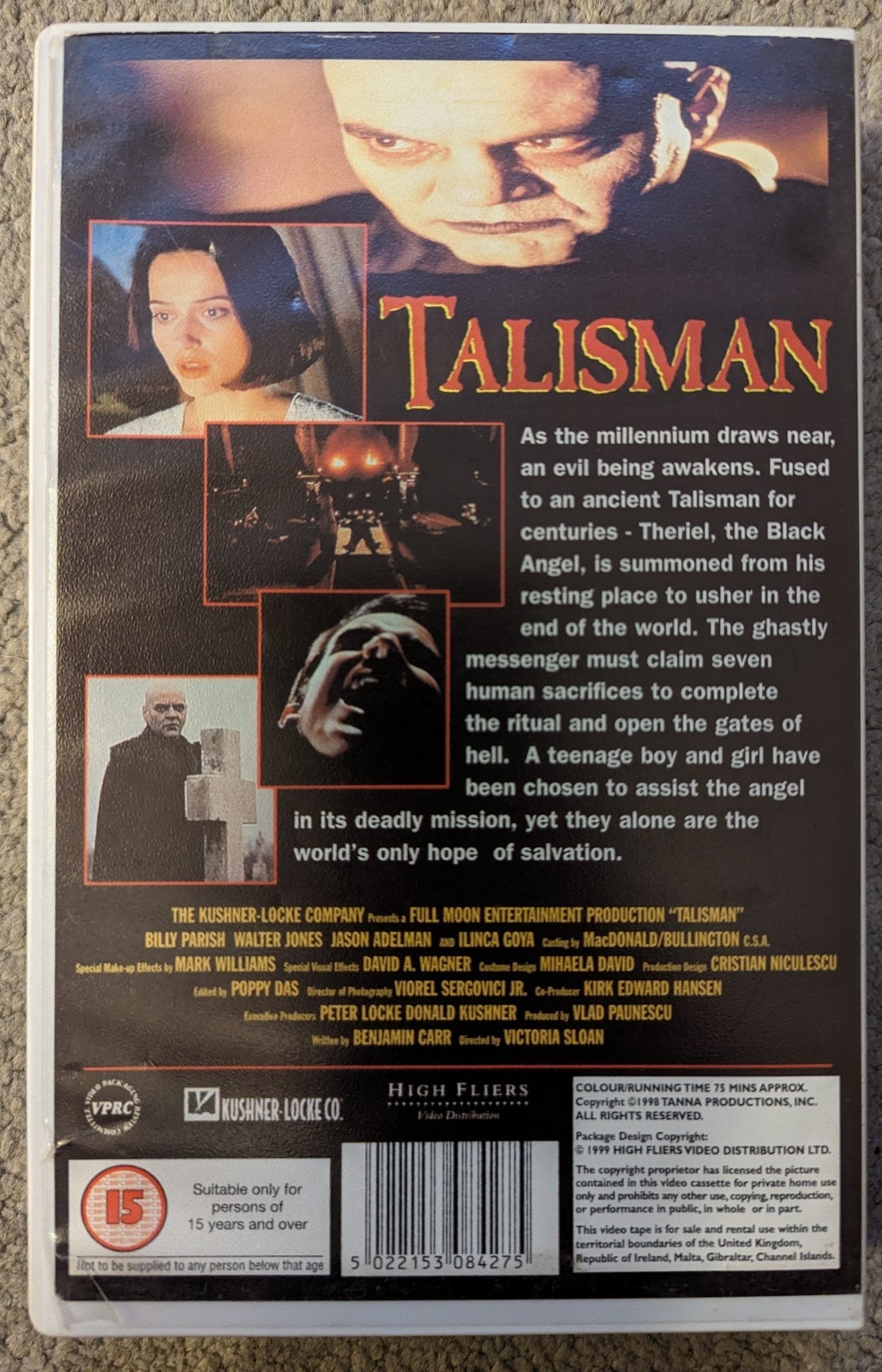 Talisman VHS Ex Rental (1998) - Flippin Retro Video Shop