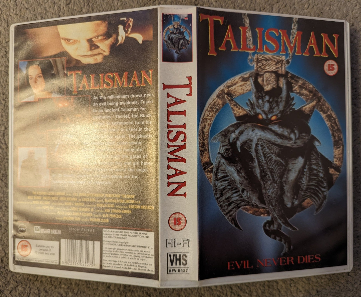 Talisman VHS Ex Rental (1998) - Flippin Retro Video Shop