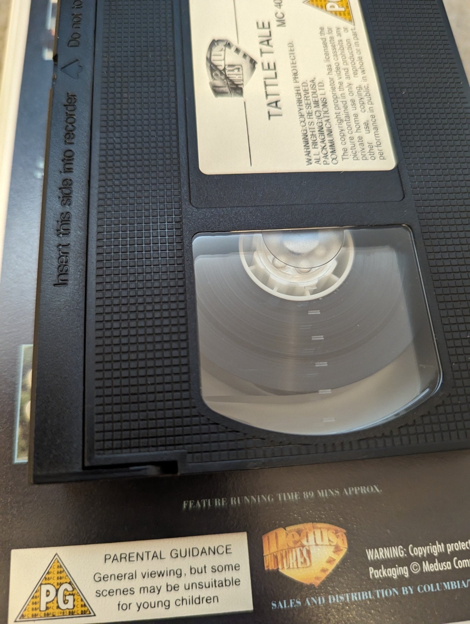 Tattle Tale (1992) VHS Video Ex Rental - Flippin Retro Video Shop